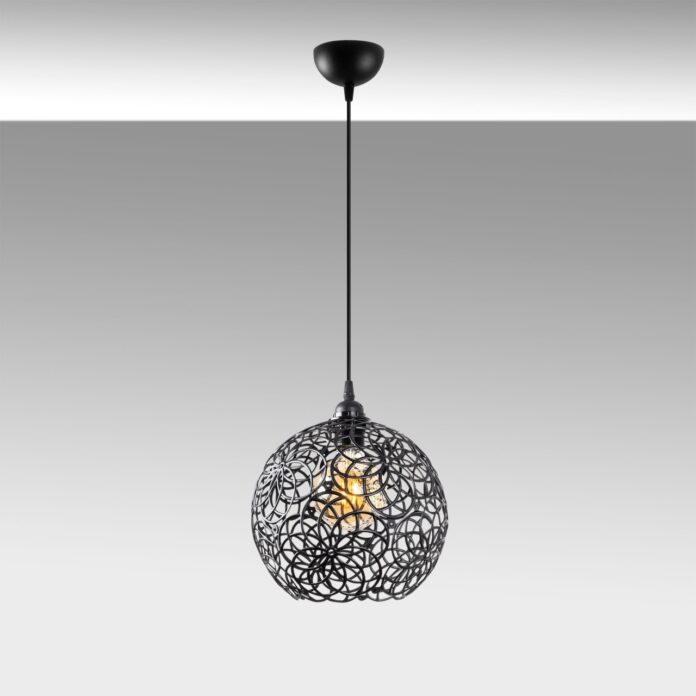 Lustra Hay Negru 25x25x126 cm Lustra Hay Negru 25x25x126 cm