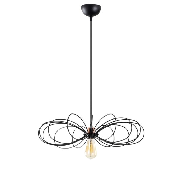 Lustra Hemdem Negru 58x58x112 cm