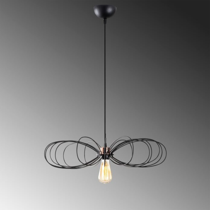 Lustra Hemdem Negru 58x58x112 cm Lustra Hemdem Negru 58x58x112 cm