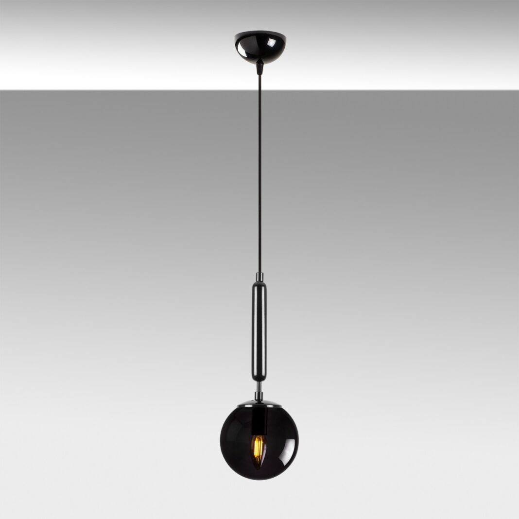 Lustra King Negru 15x15x49 cm Lustra King Negru 15x15x49 cm