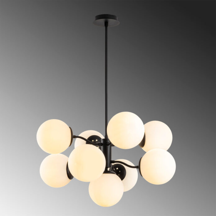 Lustra Mudoni-MR-836-1 Negru Lustra Mudoni-MR-836-1 Negru