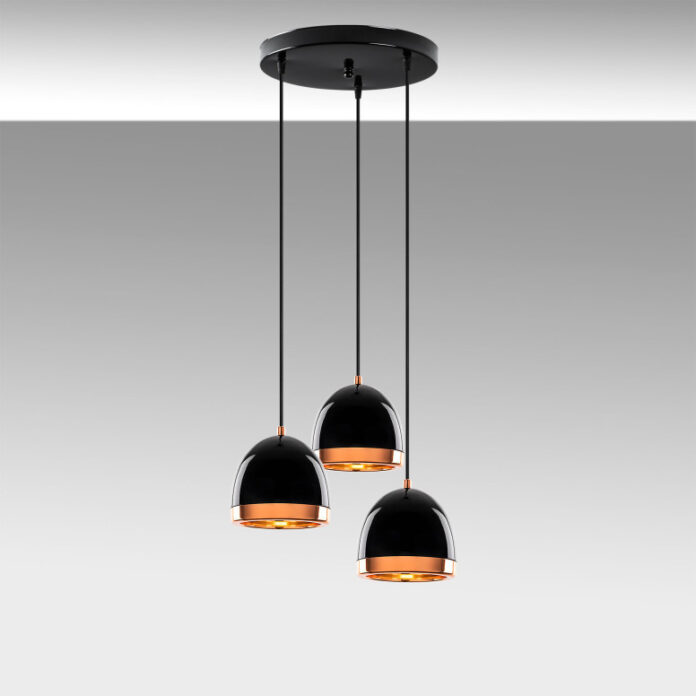 Lustra MUGO-10640 Negru/Auriu Lustra MUGO-10640 Negru/Auriu
