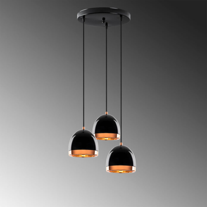 Lustra MUGO-10640 Negru/Auriu Lustra MUGO-10640 Negru/Auriu