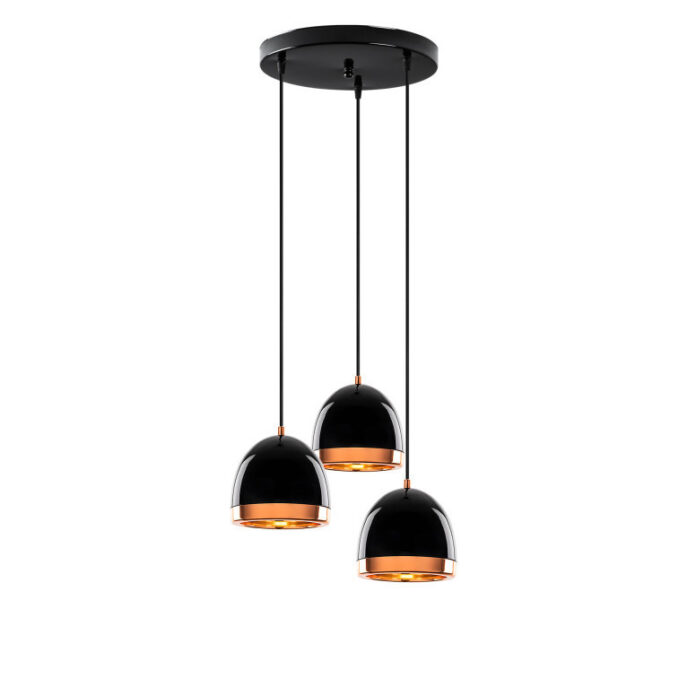 Lustra MUGO-10640 Negru/Auriu Lustra MUGO-10640 Negru/Auriu