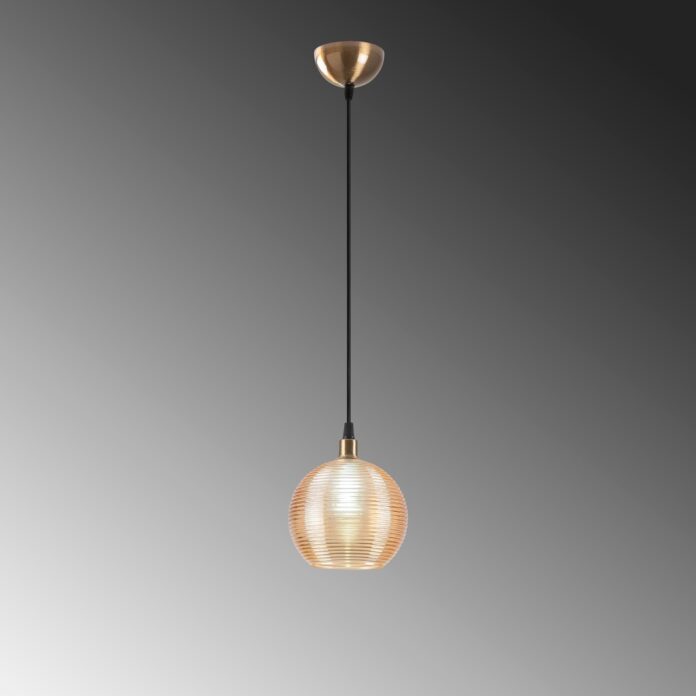 Lustra Muzo Galben 15x15x110 cm Lustra Muzo Galben 15x15x110 cm