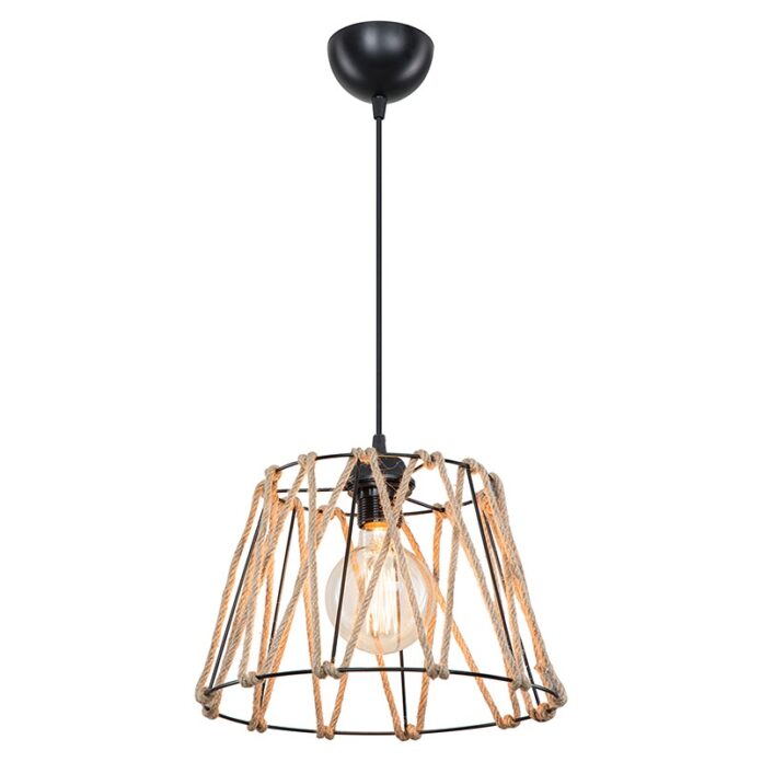 Lustra, Pako Word, PWL-1160, E27, Negru, 30 x 54 cm Lustra, Pako Word, PWL-1160, E27, Negru, 30 x 54 cm