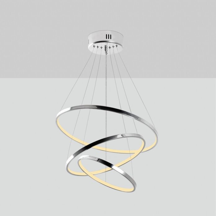 Lustra Simit Argintiu 50x80x50 cm Lustra Simit Argintiu 50x80x50 cm