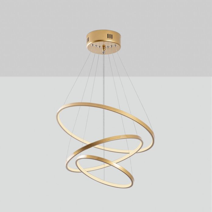 Lustra Simit Auriu 50x80x50 cm Lustra Simit Auriu 50x80x50 cm