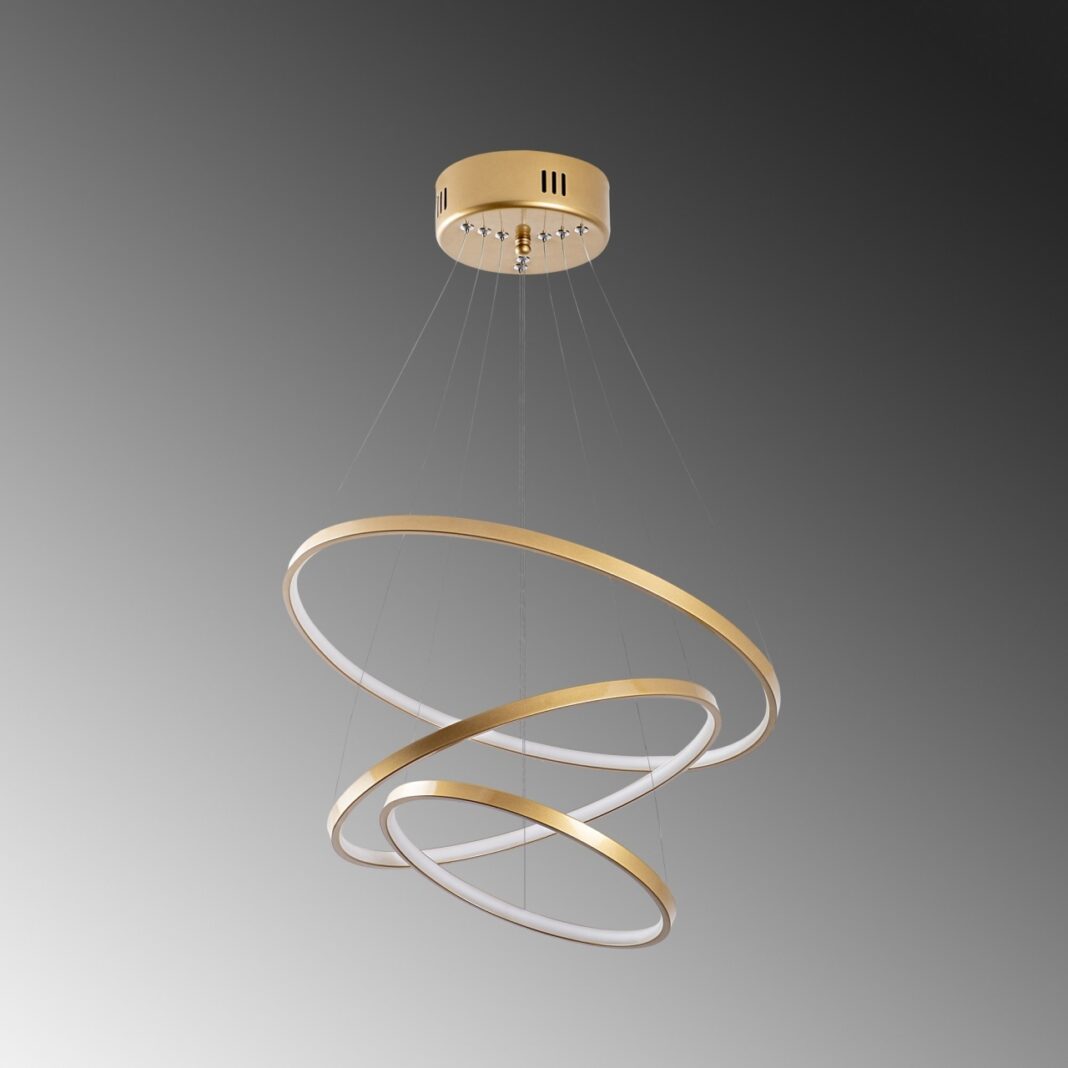 Lustra Simit Auriu 50x80x50 cm Lustra Simit Auriu 50x80x50 cm