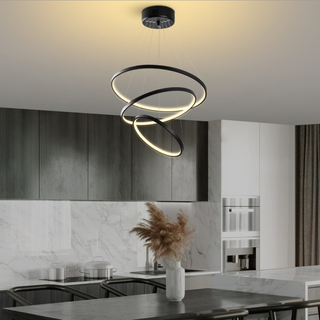 Lustra Simit Negru 50x80x50 cm Lustra Simit Negru 50x80x50 cm
