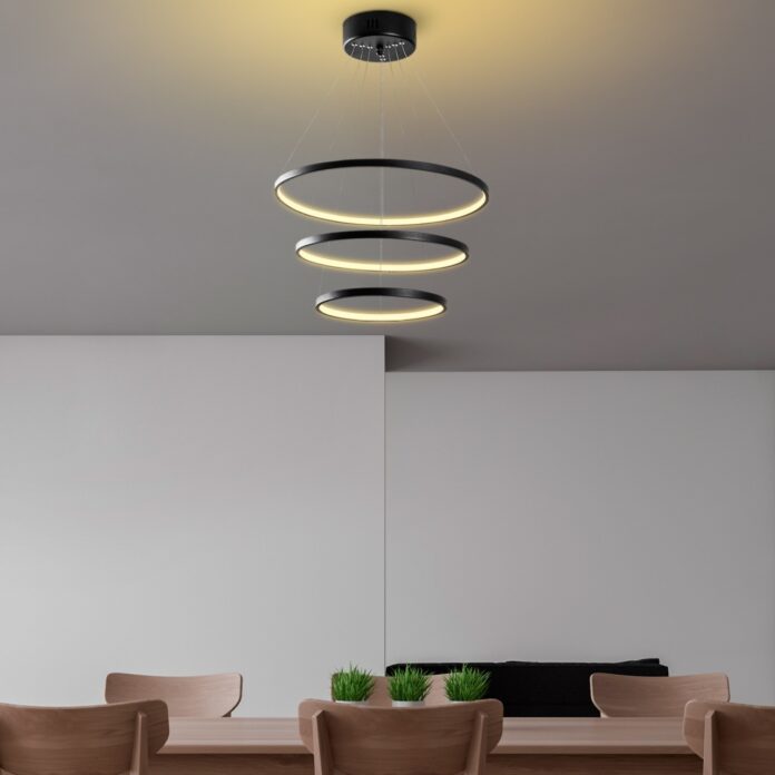 Lustra Simit Negru 50x80x50 cm Lustra Simit Negru 50x80x50 cm