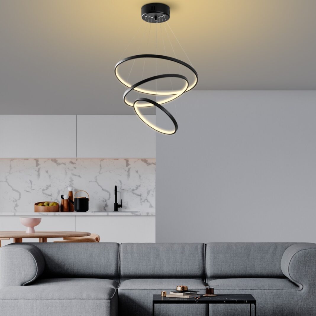 Lustra Simit Negru 50x80x50 cm Lustra Simit Negru 50x80x50 cm