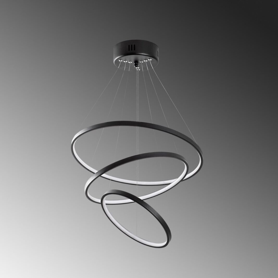 Lustra Simit Negru 50x80x50 cm Lustra Simit Negru 50x80x50 cm