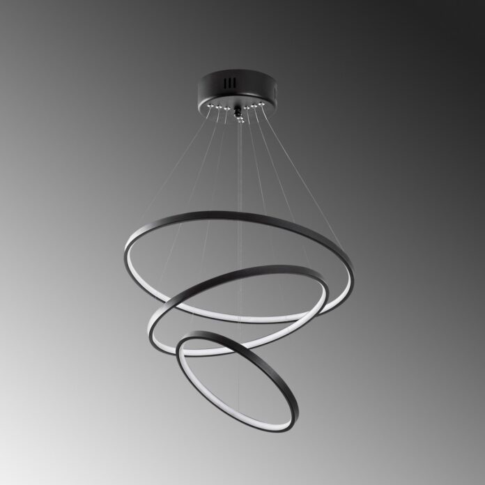 Lustra Simit Negru 50x80x50 cm Lustra Simit Negru 50x80x50 cm