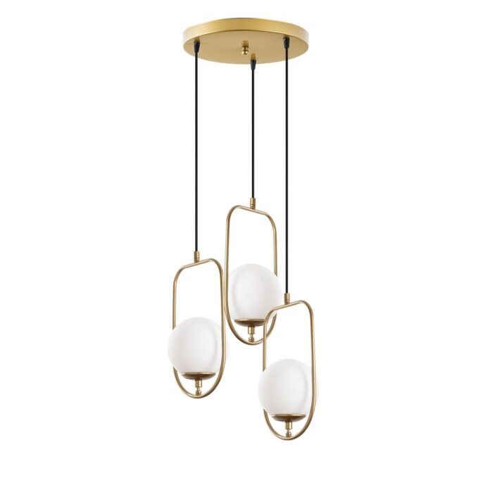 Lustra Skew Auriu 55x185x55 cm Lustra Skew Auriu 55x185x55 cm