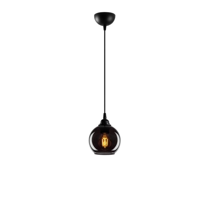 Lustra Smoked Gri 15x15x114 cm Lustra Smoked Gri 15x15x114 cm
