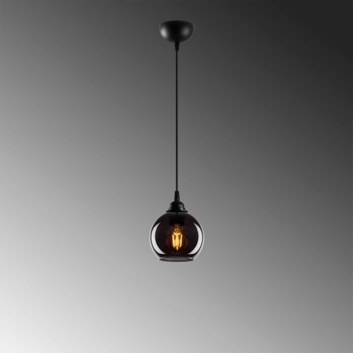 Lustra Smoked Gri 15x15x114 cm Lustra Smoked Gri 15x15x114 cm