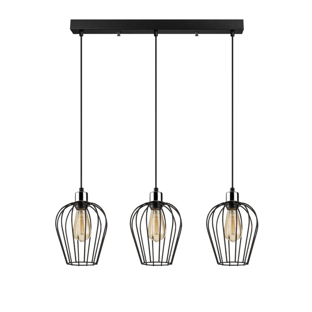 Lustra Tel Negru 70x20x115 cm Lustra Tel Negru 70x20x115 cm