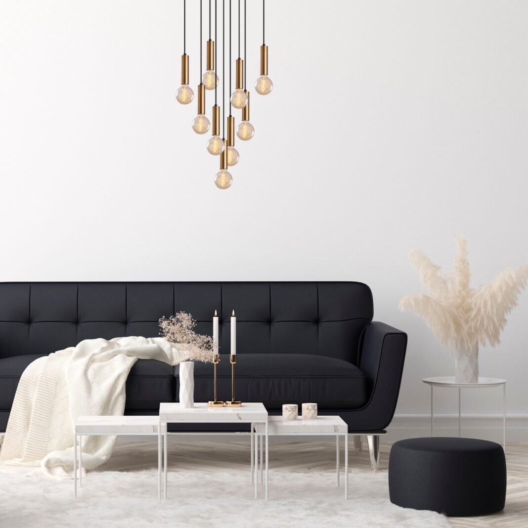 Lustra Tempo Caramiziu 50x50x136 cm Lustra Tempo Caramiziu 50x50x136 cm