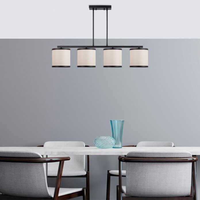 Lustra WAY-11646 Negru/Alb Lustra WAY-11646 Negru/Alb