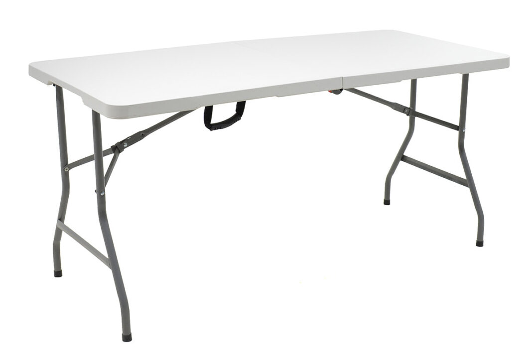 Masa de camping pliabila profesionala Rodeo cadru metalic, gri deschis 152x60x74cm Masa de camping pliabila profesionala Rodeo cadru metalic, gri deschis 152x60x74cm
