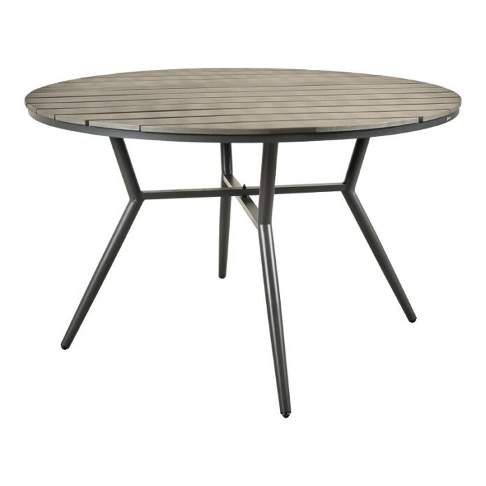 Masă de exterior Model Appa, Antracit, D120x74 cm Masă de exterior Model Appa, Antracit, D120x74 cm