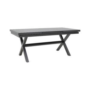 Masa de Gradina Model Dagyn, Gri inchis, 180-240x90x76 cm Masa de Gradina Model Dagyn, Gri inchis, 180-240x90x76 cm