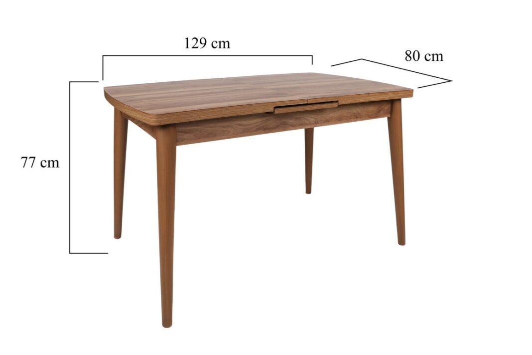 Masa Extensibila Model Samara, 130-160x80x79 cm, Nuc Masa Extensibila Model Samara, 130-160x80x79 cm, Nuc