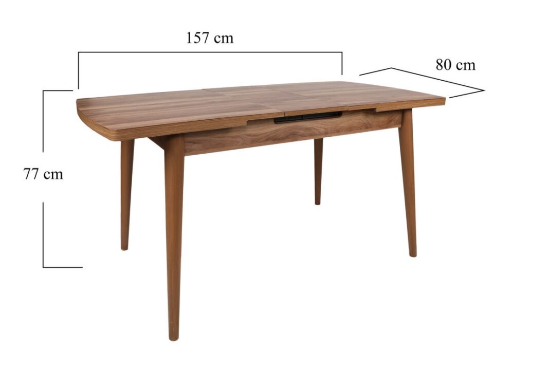 Masa Extensibila Model Samara, 130-160x80x79 cm, Nuc Masa Extensibila Model Samara, 130-160x80x79 cm, Nuc