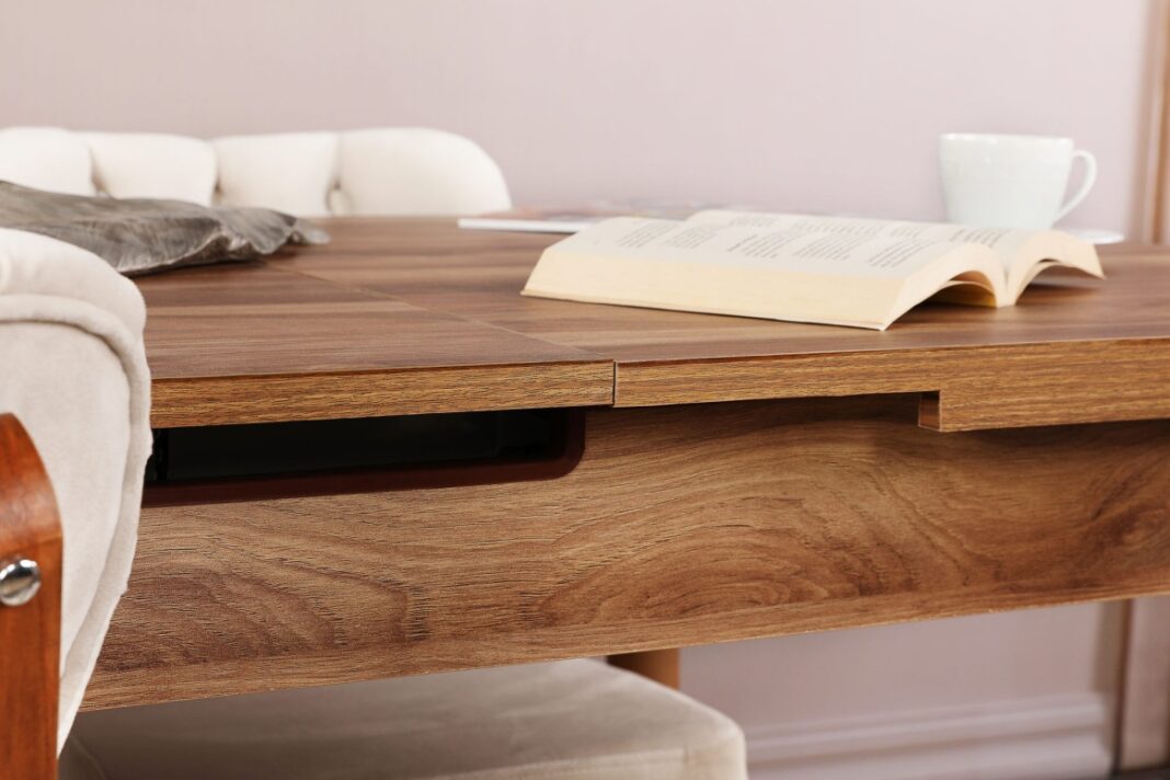 Masa Extensibila Model Samara, 130-160x80x79 cm, Nuc Masa Extensibila Model Samara, 130-160x80x79 cm, Nuc