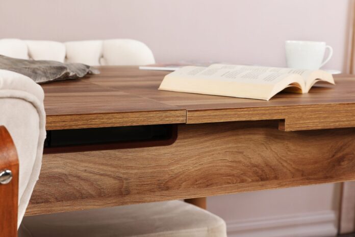 Masa Extensibila Model Samara, 130-160x80x79 cm, Nuc Masa Extensibila Model Samara, 130-160x80x79 cm, Nuc