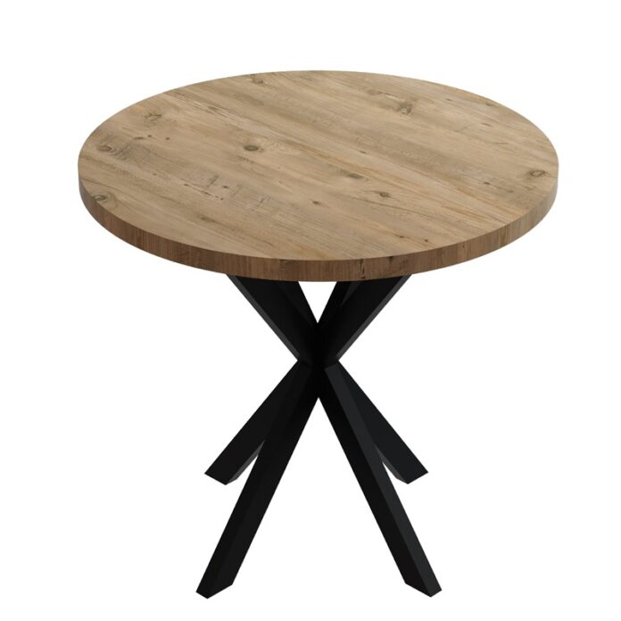 Masă Kalipso, natural/negru, 70x70x75 cm Masă Kalipso, natural/negru, 70x70x75 cm