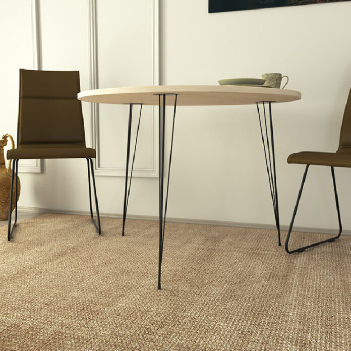 Masa Model Damir, 90x90x75 cm, Stejar/Negru Masa Model Damir, 90x90x75 cm, Stejar/Negru