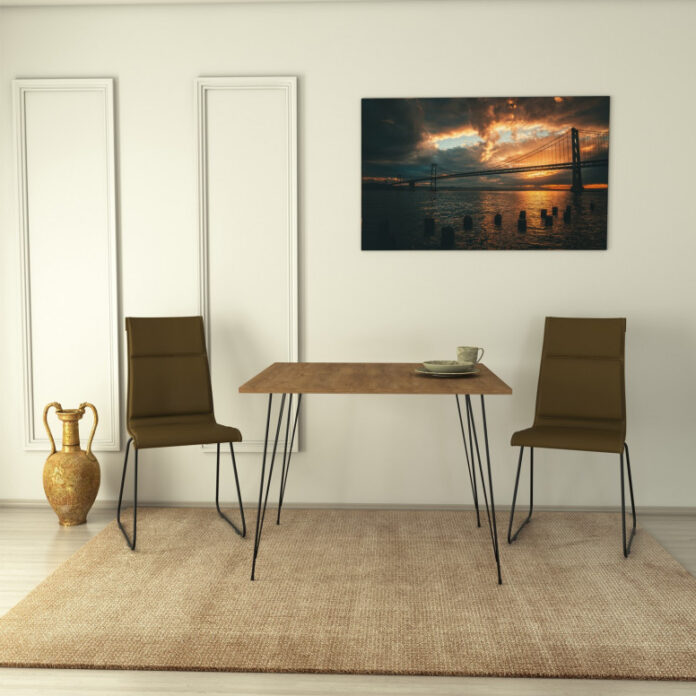 Masa Model Gordon, 90x90x75 cm, Stejar caucazian Masa Model Gordon, 90x90x75 cm, Stejar caucazian