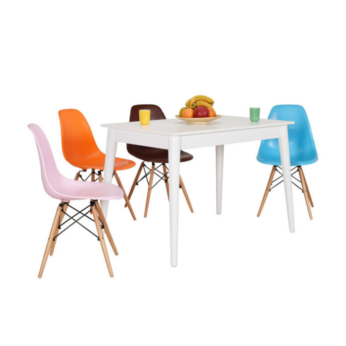 Masa Model Hendrix, 110x70x77 cm, Alb Masa Model Hendrix, 110x70x77 cm, Alb