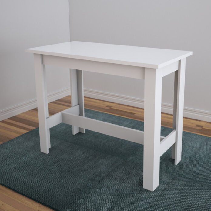 Masa Model Nova, 120x60x93 cm, Alb lucios Masa Model Nova, 120x60x93 cm, Alb lucios