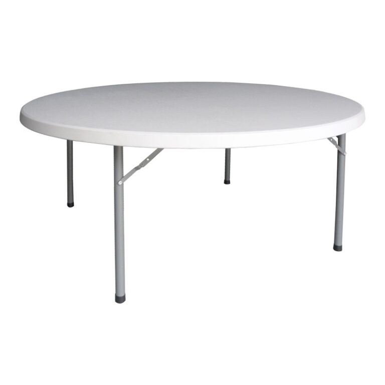 Masă pliabilă Model Comfort, Alb, D180x74 cm