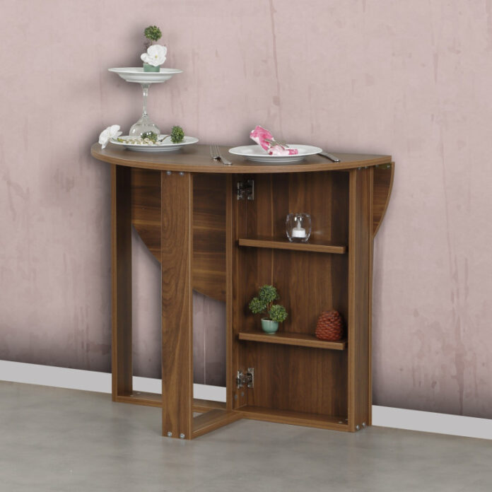 Masa Pliabila Model Melody, 90x45x77 cm, Nuc Masa Pliabila Model Melody, 90x45x77 cm, Nuc