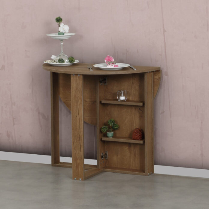 Masa Pliabila Model Melody, 90x45x77 cm, Stejar caucazian Masa Pliabila Model Melody, 90x45x77 cm, Stejar caucazian