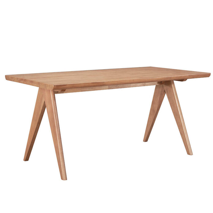 Masa Winslow rubberwood, culoarea nuc deschis 160x85x75cm Masa Winslow rubberwood, culoarea nuc deschis 160x85x75cm