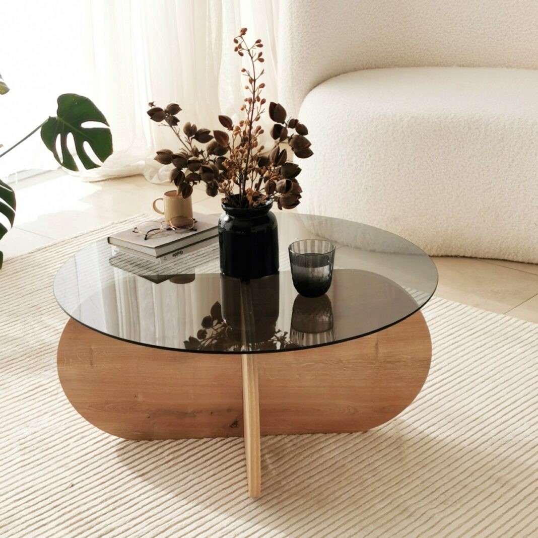 Măsuţă de cafea Bubble Stejar 75x35x75 cm Măsuţă de cafea Bubble Stejar 75x35x75 cm
