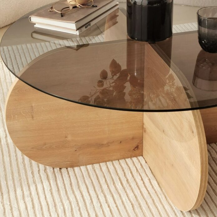 Măsuţă de cafea Bubble Stejar 75x35x75 cm Măsuţă de cafea Bubble Stejar 75x35x75 cm