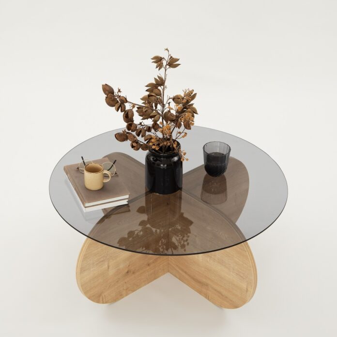 Măsuţă de cafea Bubble Stejar 75x35x75 cm Măsuţă de cafea Bubble Stejar 75x35x75 cm