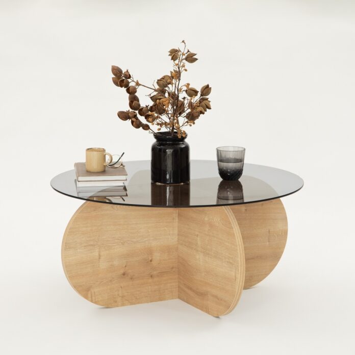 Măsuţă de cafea Bubble Stejar 75x35x75 cm Măsuţă de cafea Bubble Stejar 75x35x75 cm