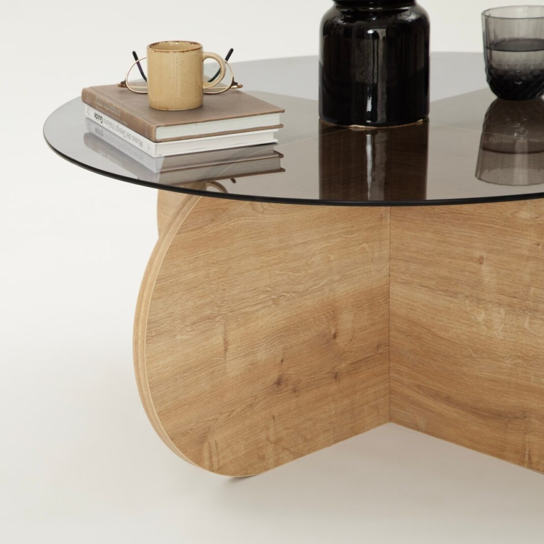 Măsuţă de cafea Bubble Stejar 75x35x75 cm Măsuţă de cafea Bubble Stejar 75x35x75 cm