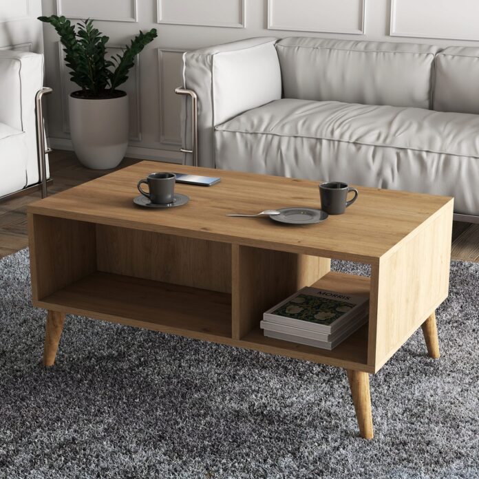 Măsuţă de cafea Exxen Stejar 90x54x41.6 cm Măsuţă de cafea Exxen Stejar 90x54x41.6 cm