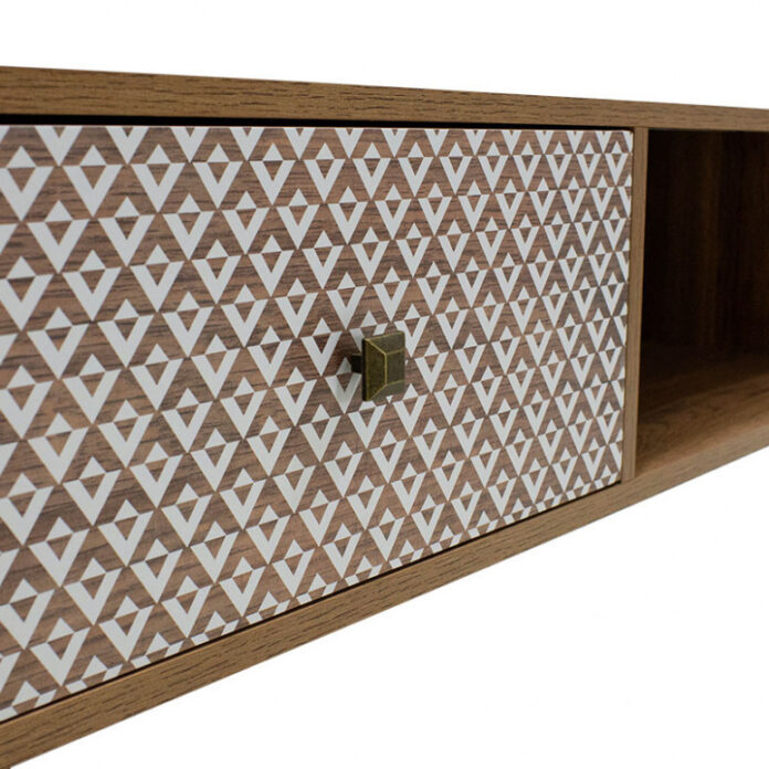 Masuta de Cafea Model Becker, 100x50x46 cm, Nuc/Negru Masuta de Cafea Model Becker, 100x50x46 cm, Nuc/Negru
