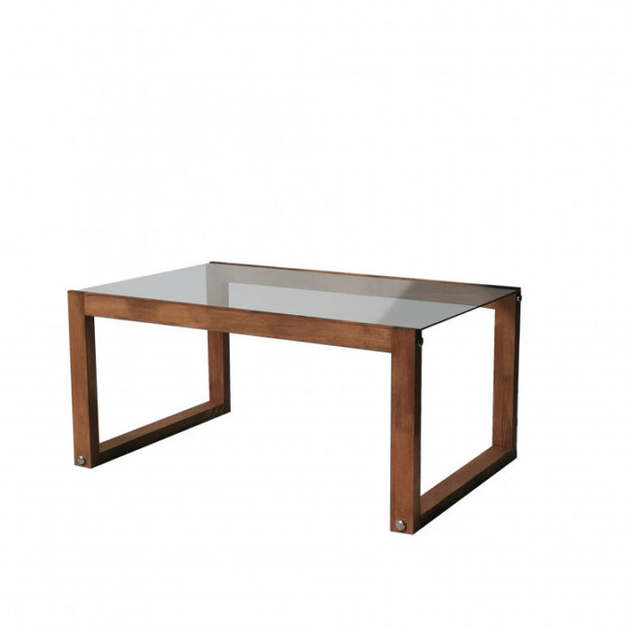 Masuta de Cafea Model Burnett, 85x55x40 cm, Pin, Lemn masiv, Blat Sticla securizata Masuta de Cafea Model Burnett, 85x55x40 cm, Pin, Lemn masiv, Blat Sticla securizata