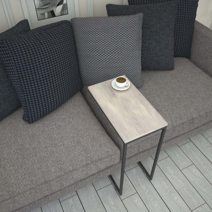Masuta de Cafea Model Caspian, 46x26x62 cm, Stejar deschis