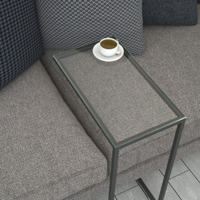 Masuta de Cafea Model Caspian, 46x26x62 cm, Transparent, Blat Sticla securizata Masuta de Cafea Model Caspian, 46x26x62 cm, Transparent, Blat Sticla securizata